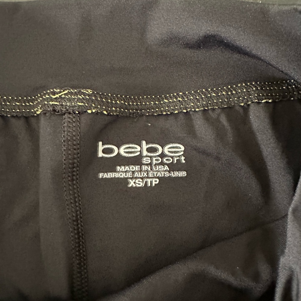 Yellow Bebe Sport Bike Shorts-Size XS - Picture 3 of 4